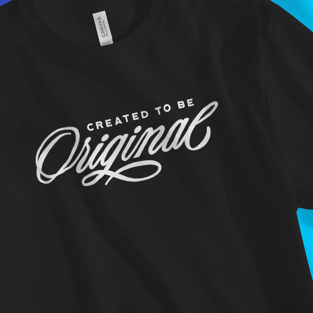 Created To Be Original – Unisex Christian T-Shirt designed by 3rd Day Christian Clothing.