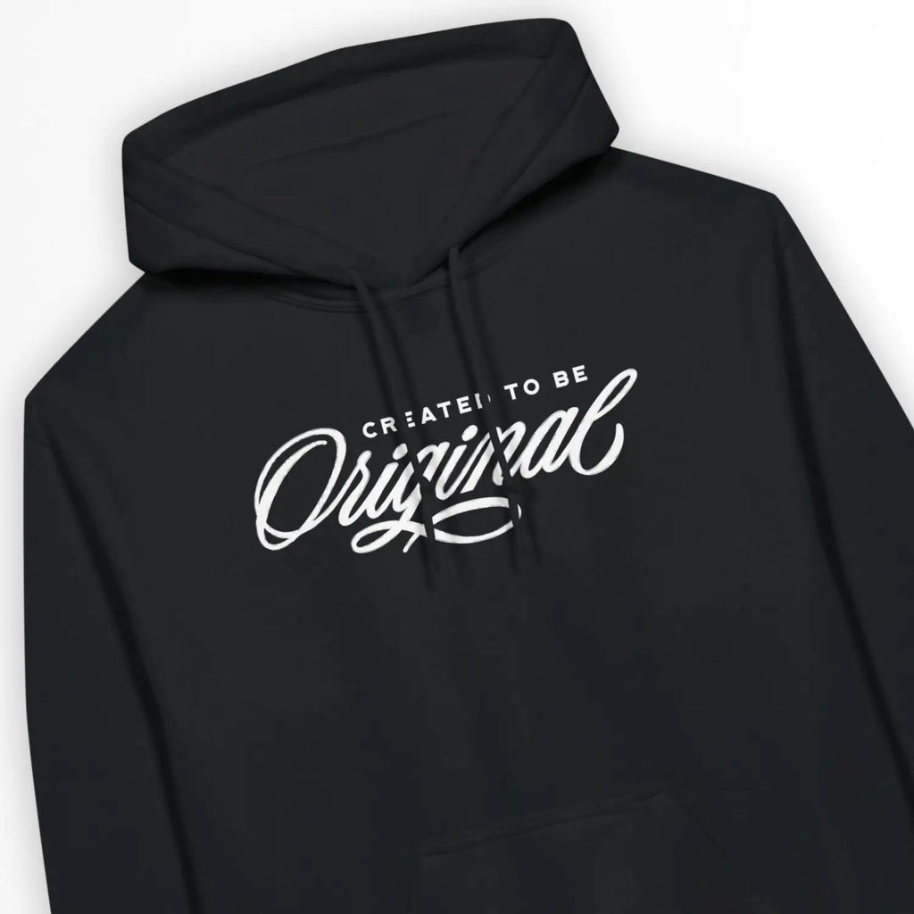 Created To Be Original – Unisex Christian Hoodie designed by 3rd Day Christian Clothing.