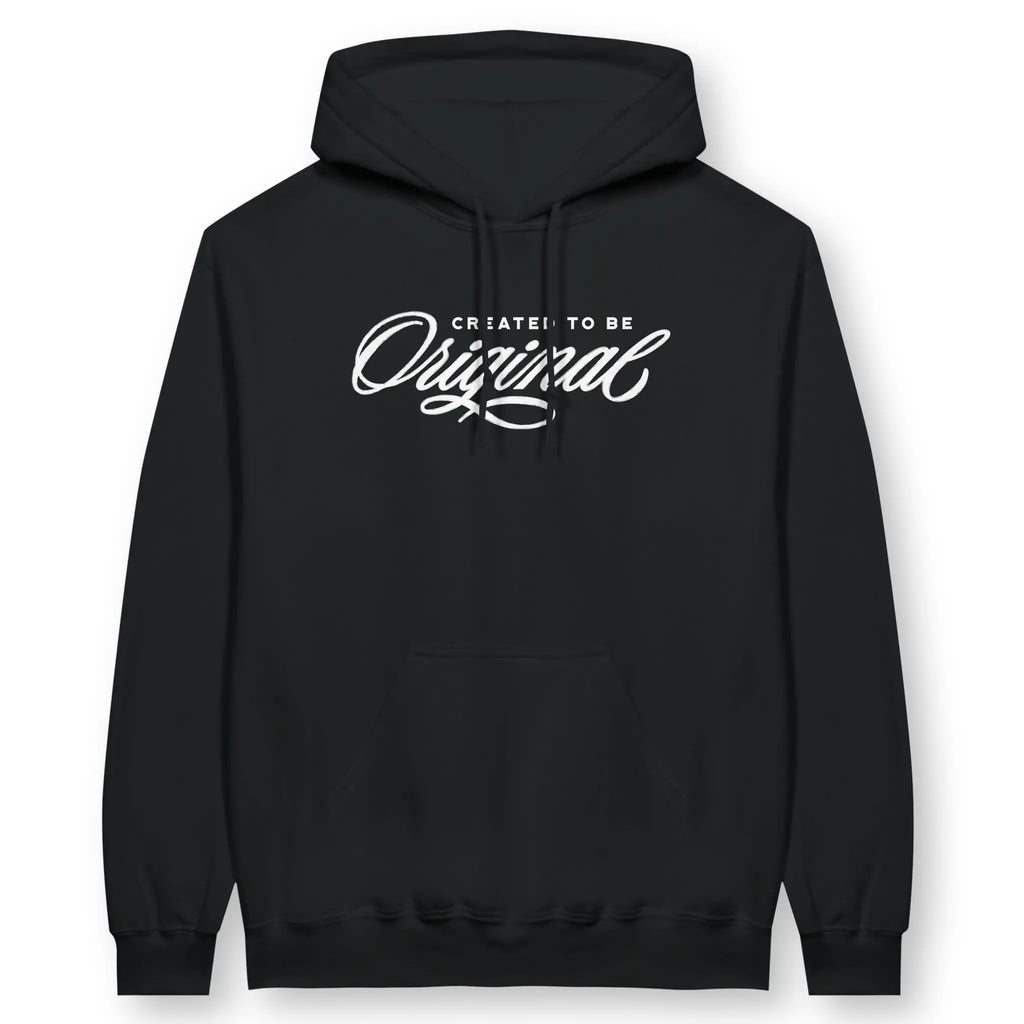 Created To Be Original – Unisex Christian Hoodie designed by 3rd Day Christian Clothing.