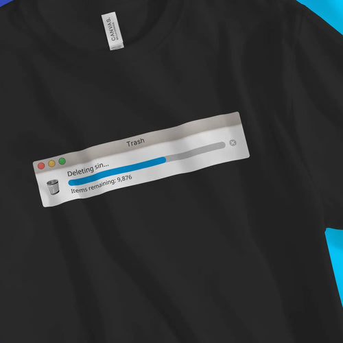 Deleting Sin – Unisex Christian T-Shirt designed by 3rd Day Christian Clothing.