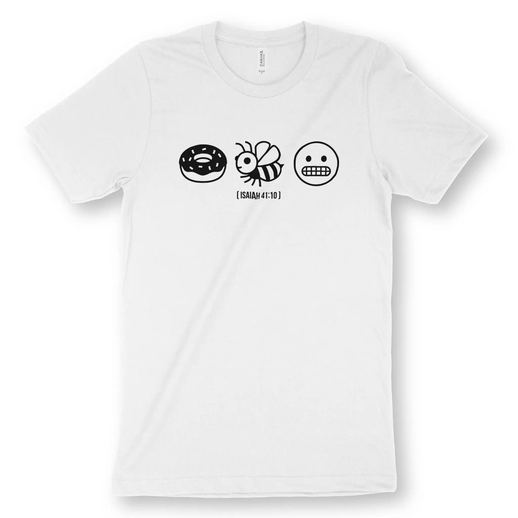 Do Not Be Afraid 2.0 (Isaiah 41:10) – Unisex Christian T-Shirt designed by 3rd Day Christian Clothing.