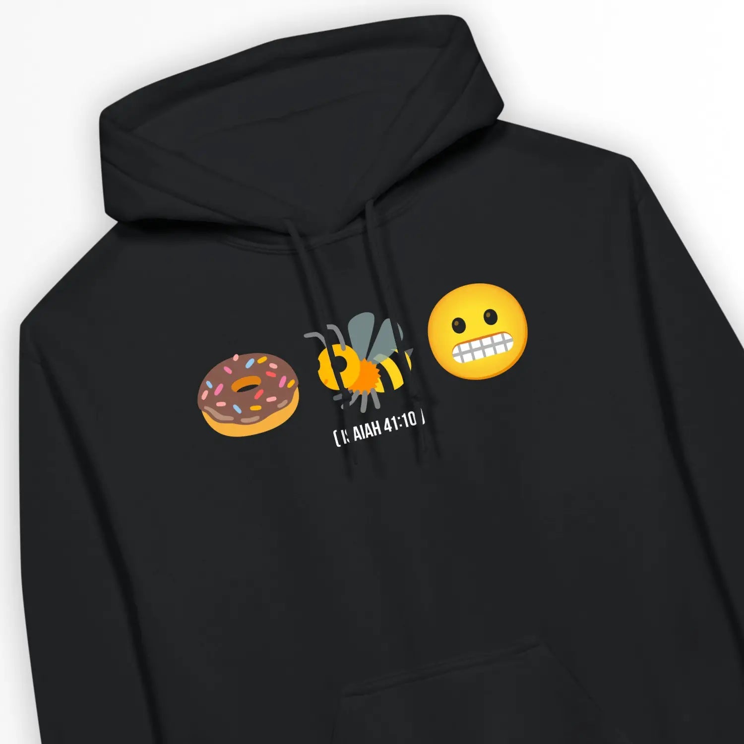 Do Not Be Afraid (Isaiah 41:10) – Unisex Christian Hoodie designed by 3rd Day Christian Clothing.