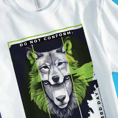 Do Not Conform (Sheep) | Premium Unisex Christian T-Shirt designed by 3rd Day Christian Clothing.