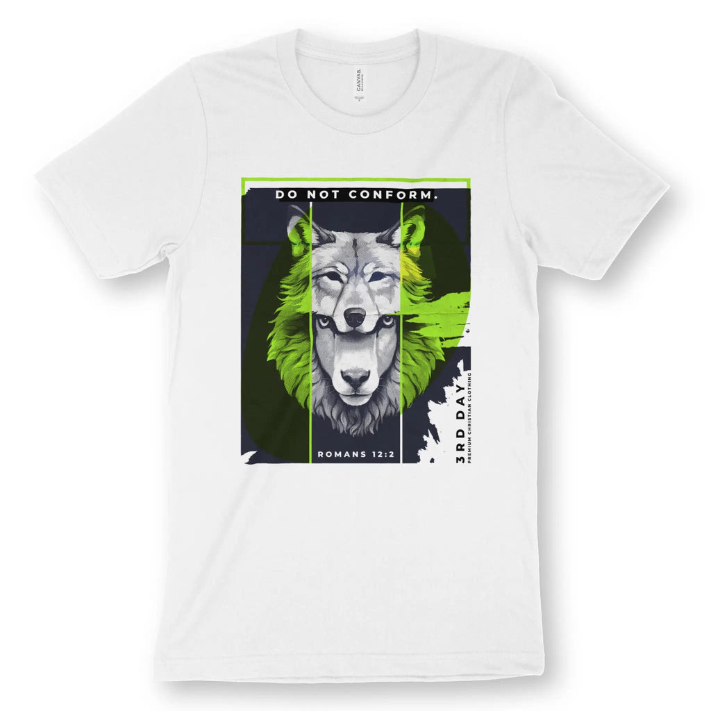 Do Not Conform (Sheep) – Unisex Christian T-Shirt designed by 3rd Day Christian Clothing.