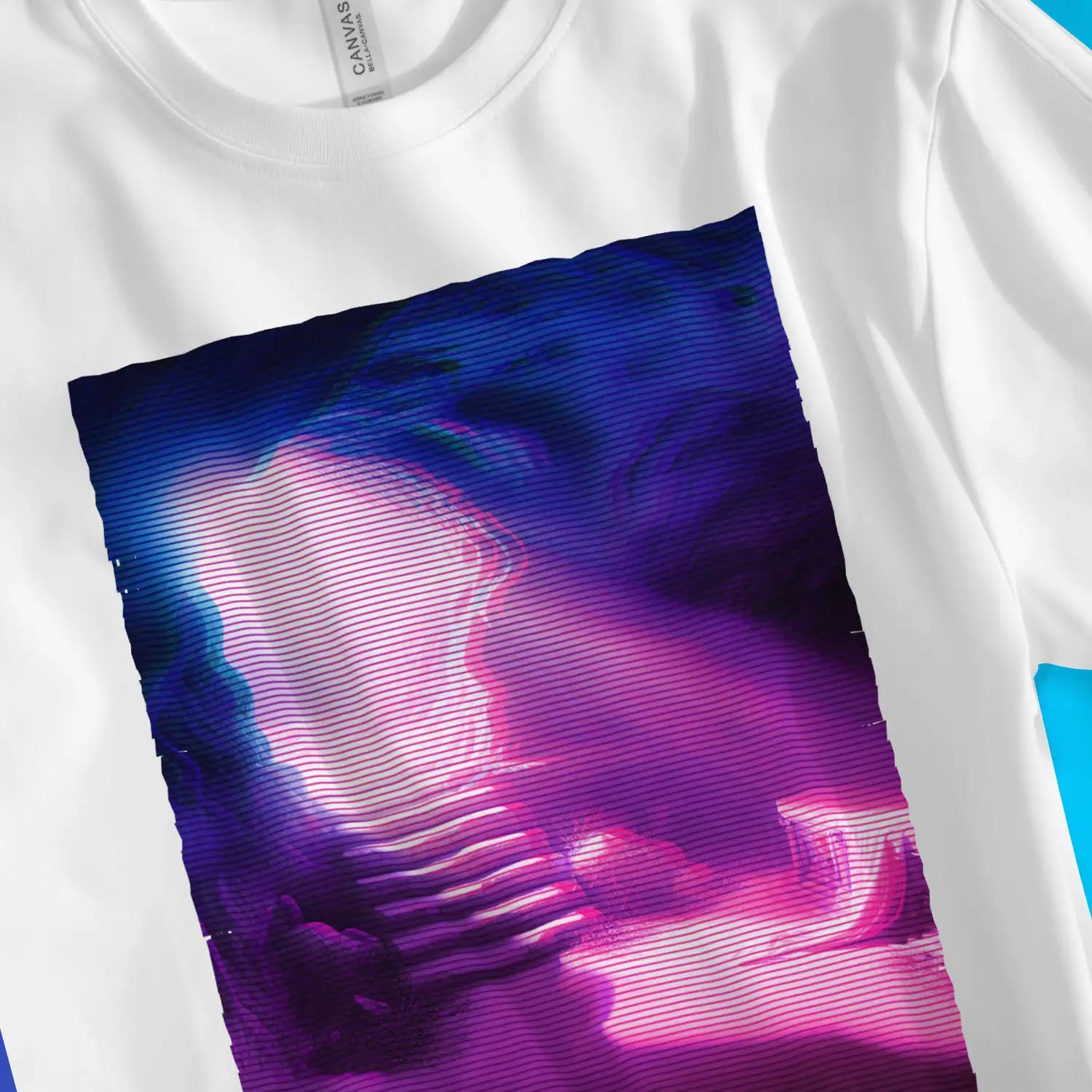 Empty Tomb (Gradient) | Premium Unisex Christian T-Shirt, laid flat, designed by 3rd Day Christian Clothing UK