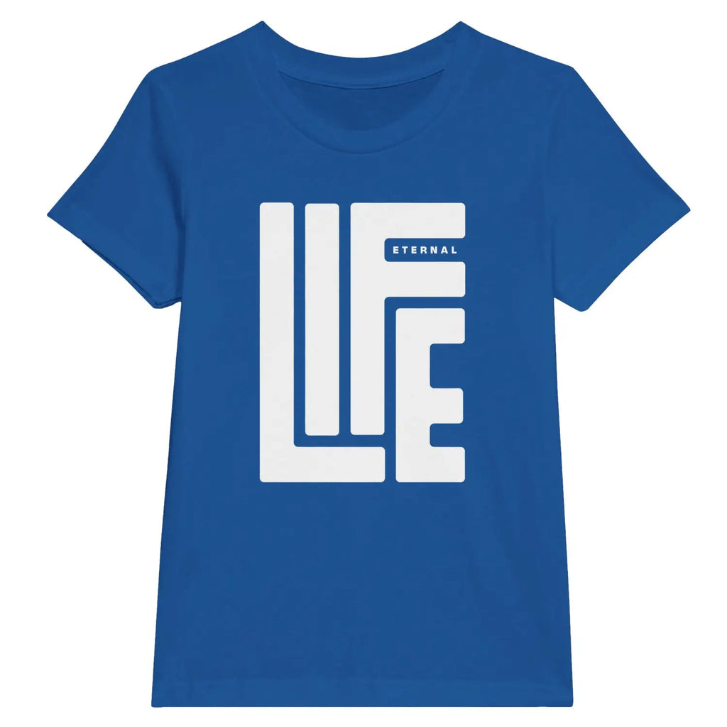 Eternal Life – Kids' Christian T-Shirt designed by 3rd Day Christian Clothing.