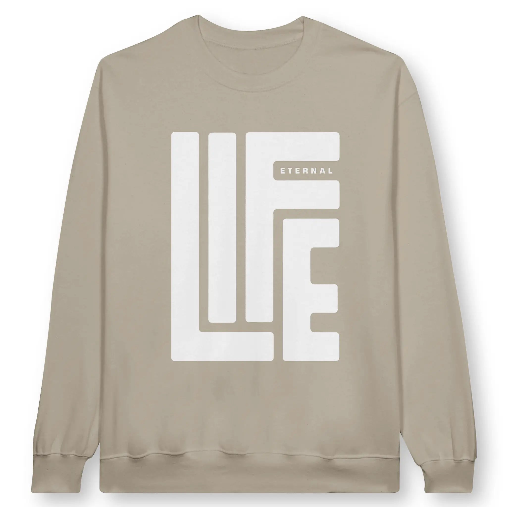 Eternal Life – Unisex Christian Sweatshirt designed by 3rd Day Christian Clothing.