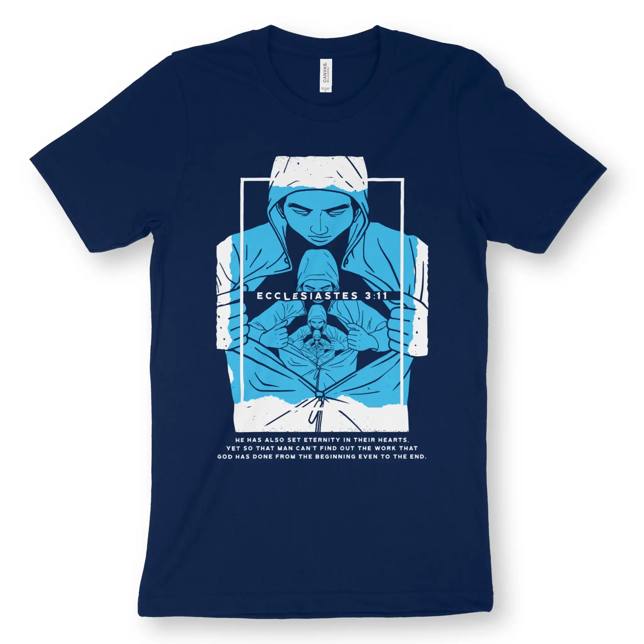 Eternity In Their Hearts – Unisex Christian T-Shirt designed by 3rd Day Christian Clothing.