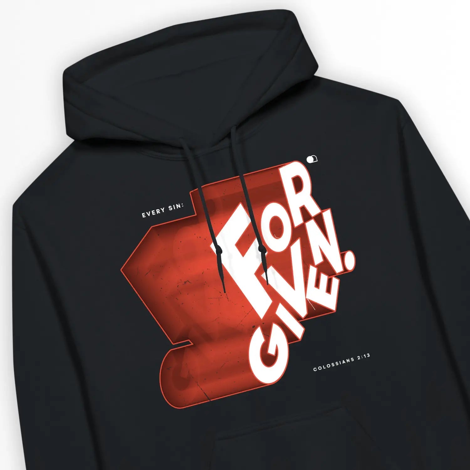 Every Sin: FORGIVEN – Unisex Christian Hoodie designed by 3rd Day Christian Clothing.