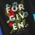FORGIVEN (Flowers) – Unisex Christian T-Shirt designed by 3rd Day Christian Clothing.