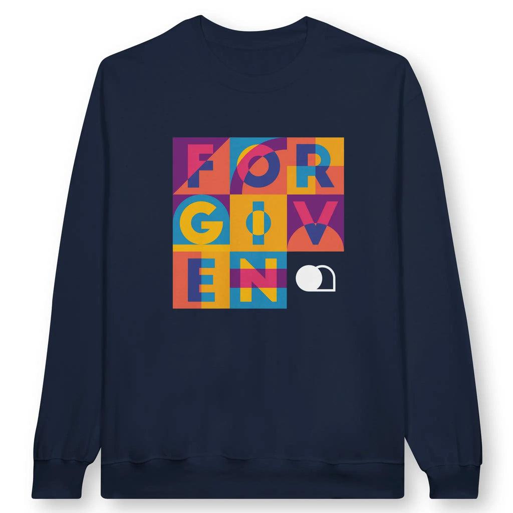 FORGIVEN 3.0 – Unisex Christian Sweatshirt designed by 3rd Day Christian Clothing.