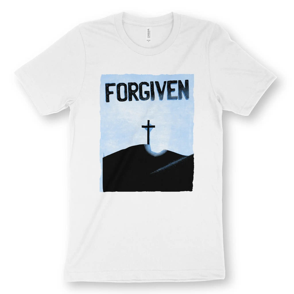 FORGIVEN (Cross) – Unisex Christian T-Shirt designed by 3rd Day Christian Clothing.