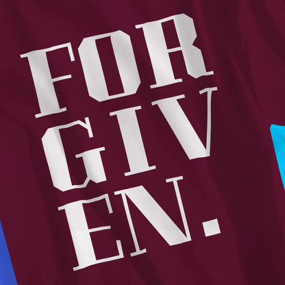 FORGIVEN. (Stylish) | Premium Unisex Christian T-Shirt designed by 3rd Day Christian Clothing.