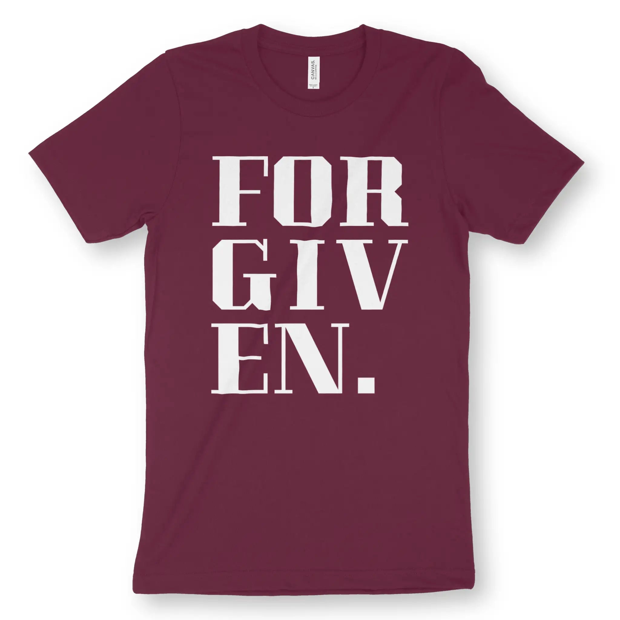FORGIVEN. (Stylish) – Unisex Christian T-Shirt designed by 3rd Day Christian Clothing.