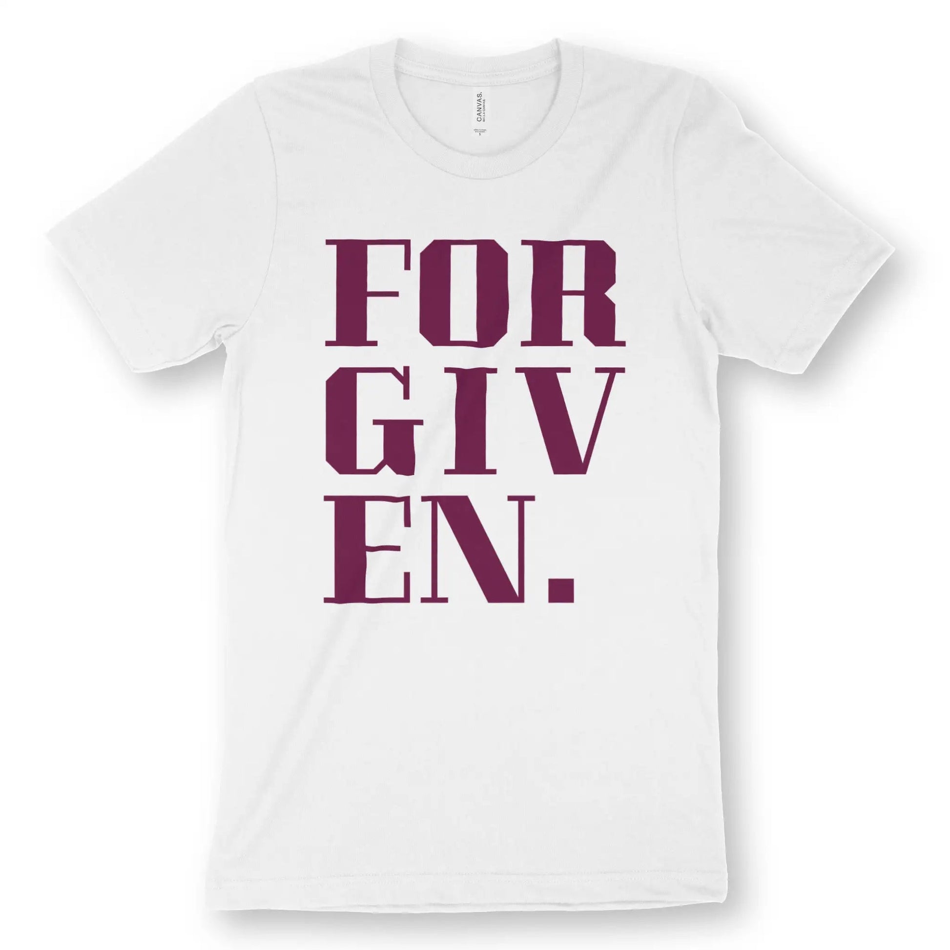 FORGIVEN. (Stylish) | Premium Unisex Christian T-Shirt designed by 3rd Day Christian Clothing.