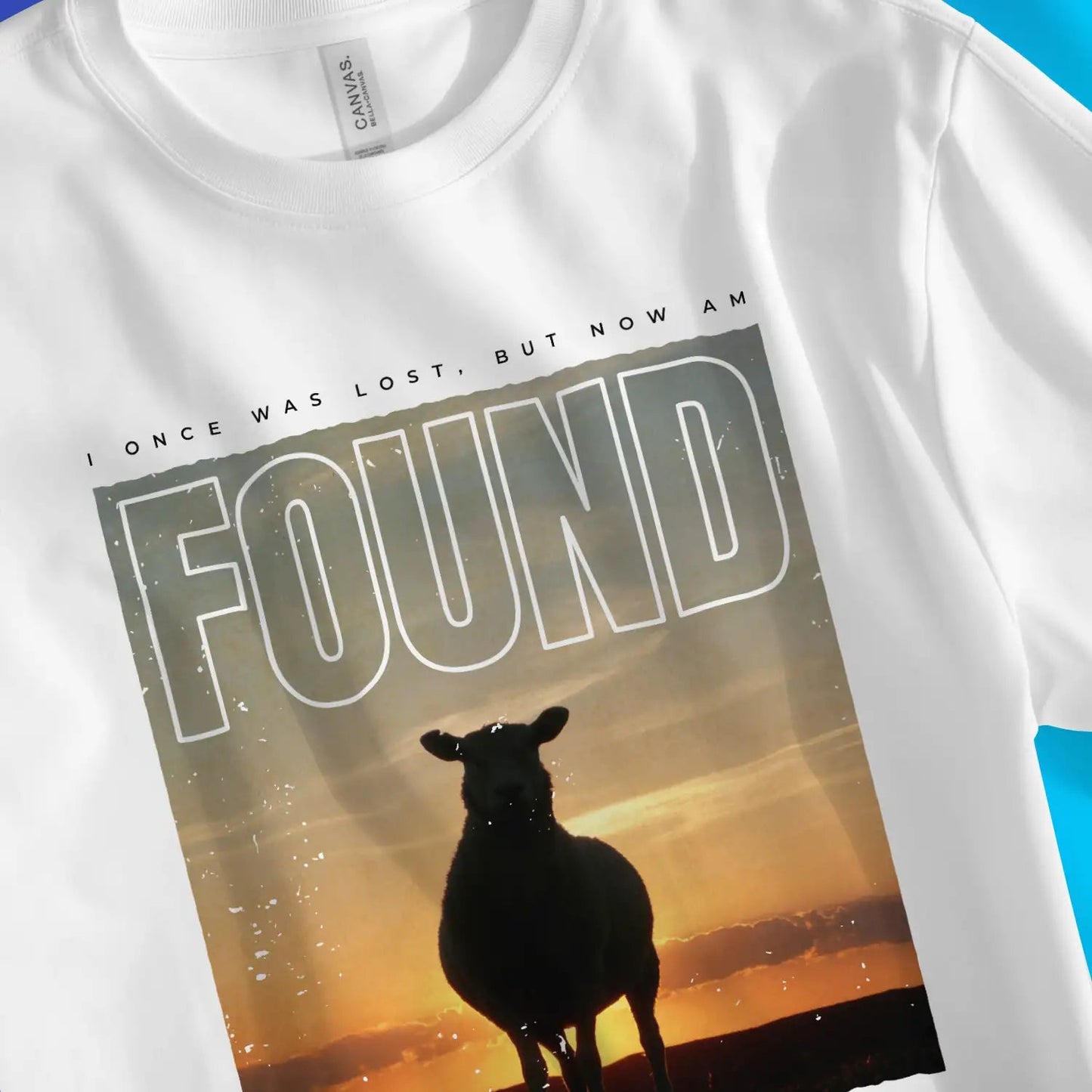 FOUND (I Once Was Lost) | Premium Unisex Christian T-Shirt designed by 3rd Day Christian Clothing.