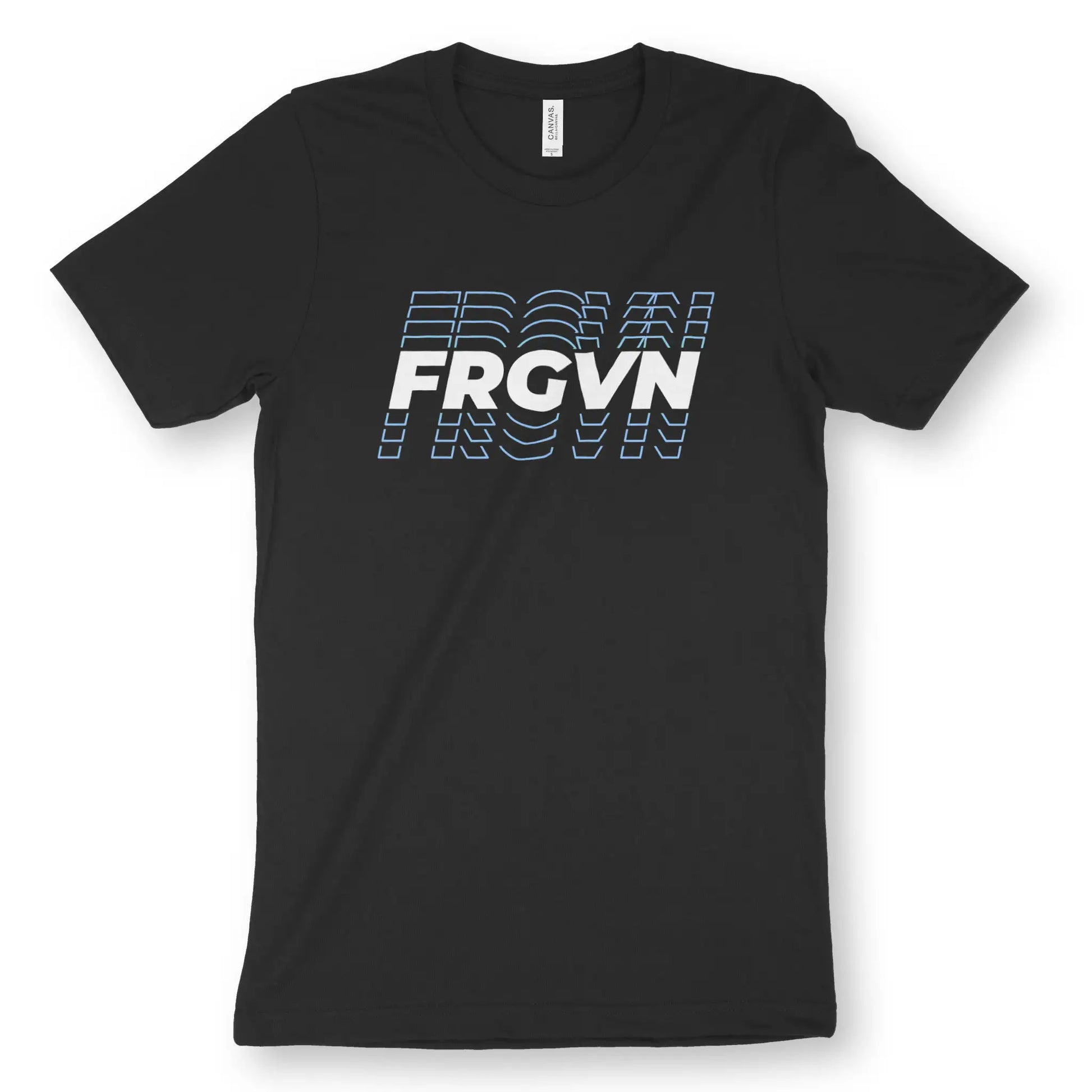 FRGVN | Premium Unisex Christian T-Shirt, laid flat, designed by 3rd Day Christian Clothing UK