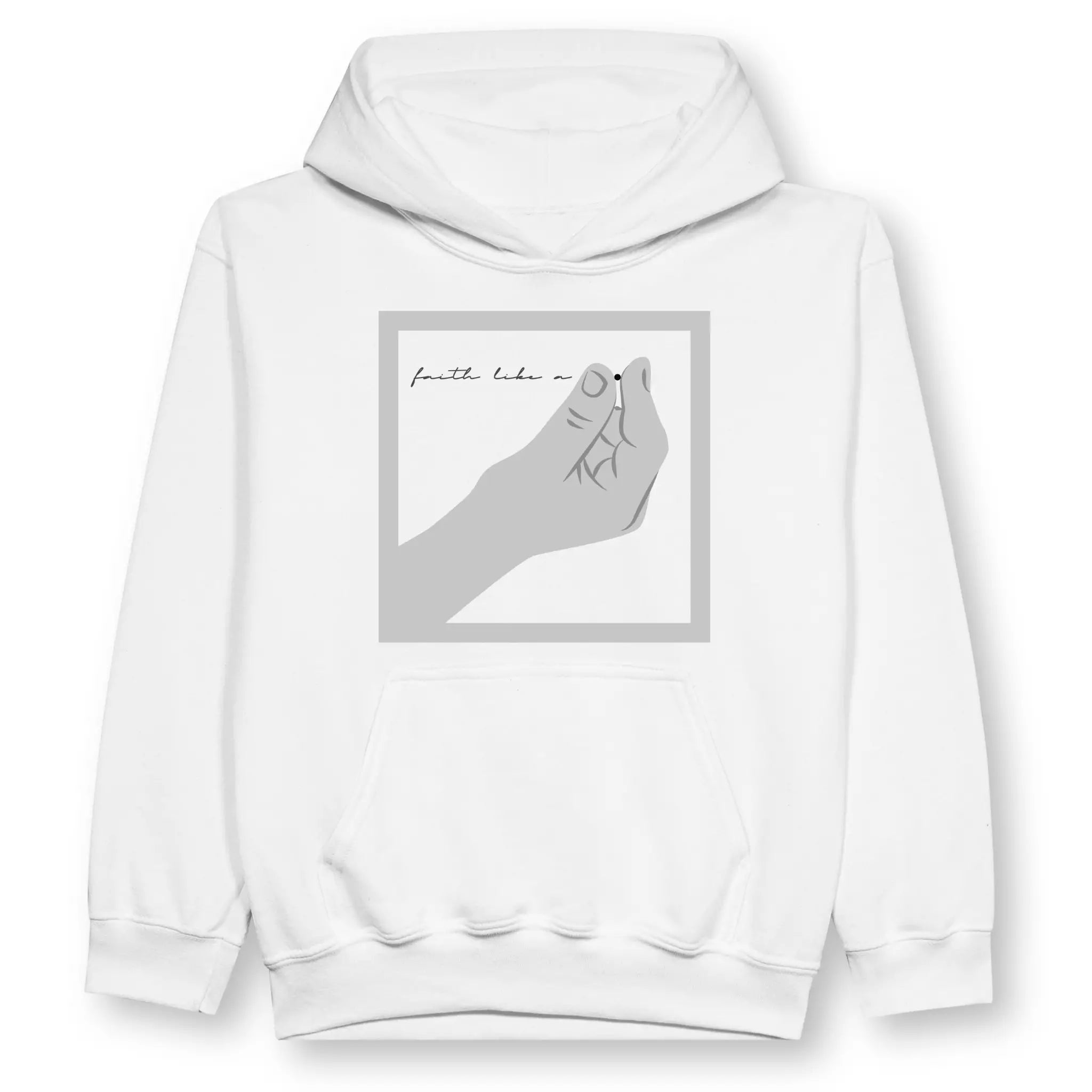 Faith Like A Mustard Seed 2.0 – Kids' Christian Hoodie designed by 3rd Day Christian Clothing.