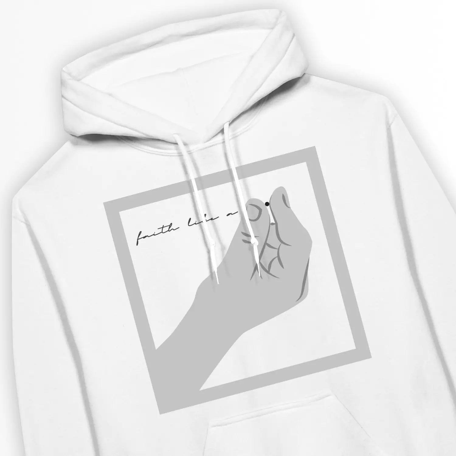 Faith Like A Mustard Seed 2.0 – Unisex Christian Hoodie designed by 3rd Day Christian Clothing.