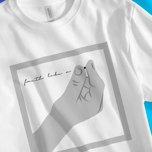Faith Like A Mustard Seed (2nd Edition) – Unisex Christian T-Shirt designed by 3rd Day Christian Clothing.