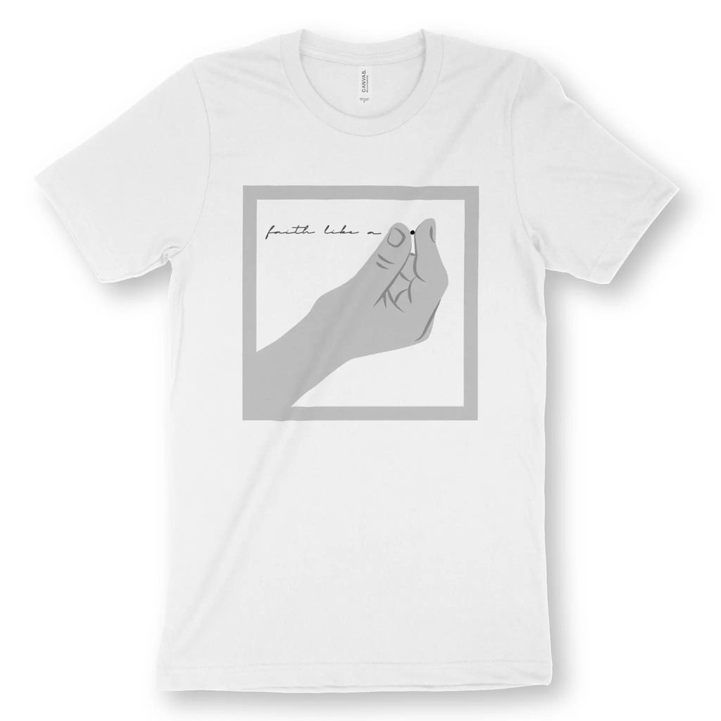 Faith Like A Mustard Seed 2.0 – Unisex Christian T-Shirt designed by 3rd Day Christian Clothing.