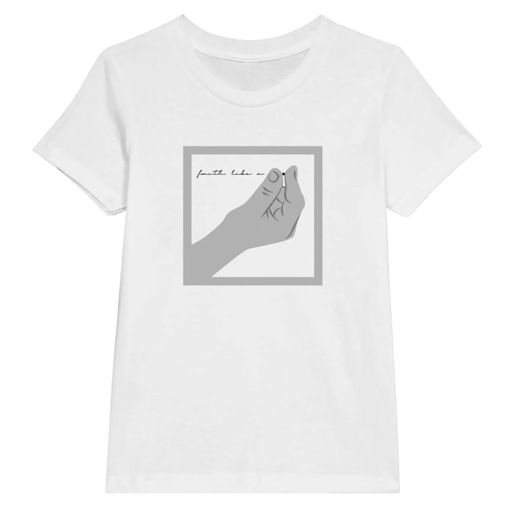 Faith Like A Mustard Seed – Kids' Christian T-Shirt designed by 3rd Day Christian Clothing.