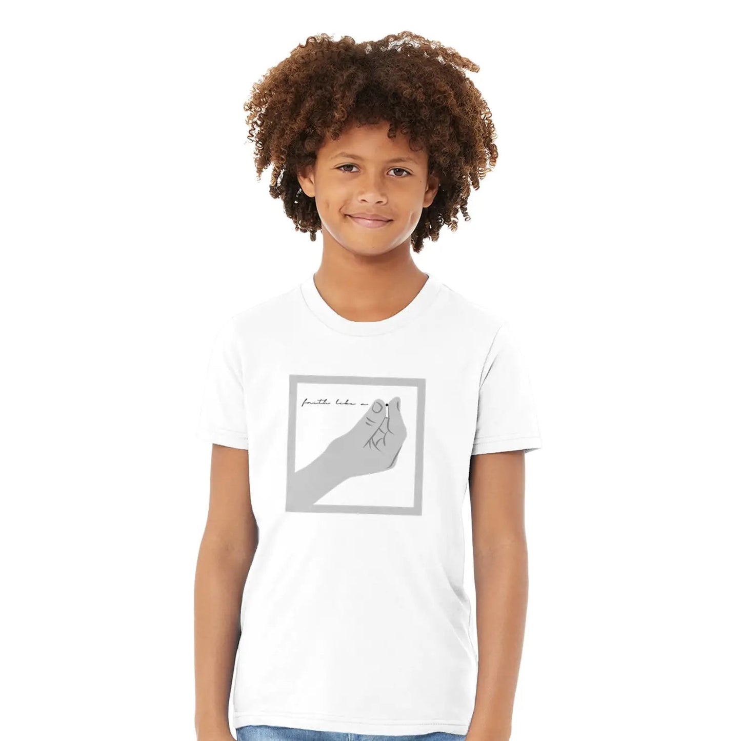 Faith Like A Mustard Seed | Premium Kids' Christian T-Shirt designed by 3rd Day Christian Clothing.