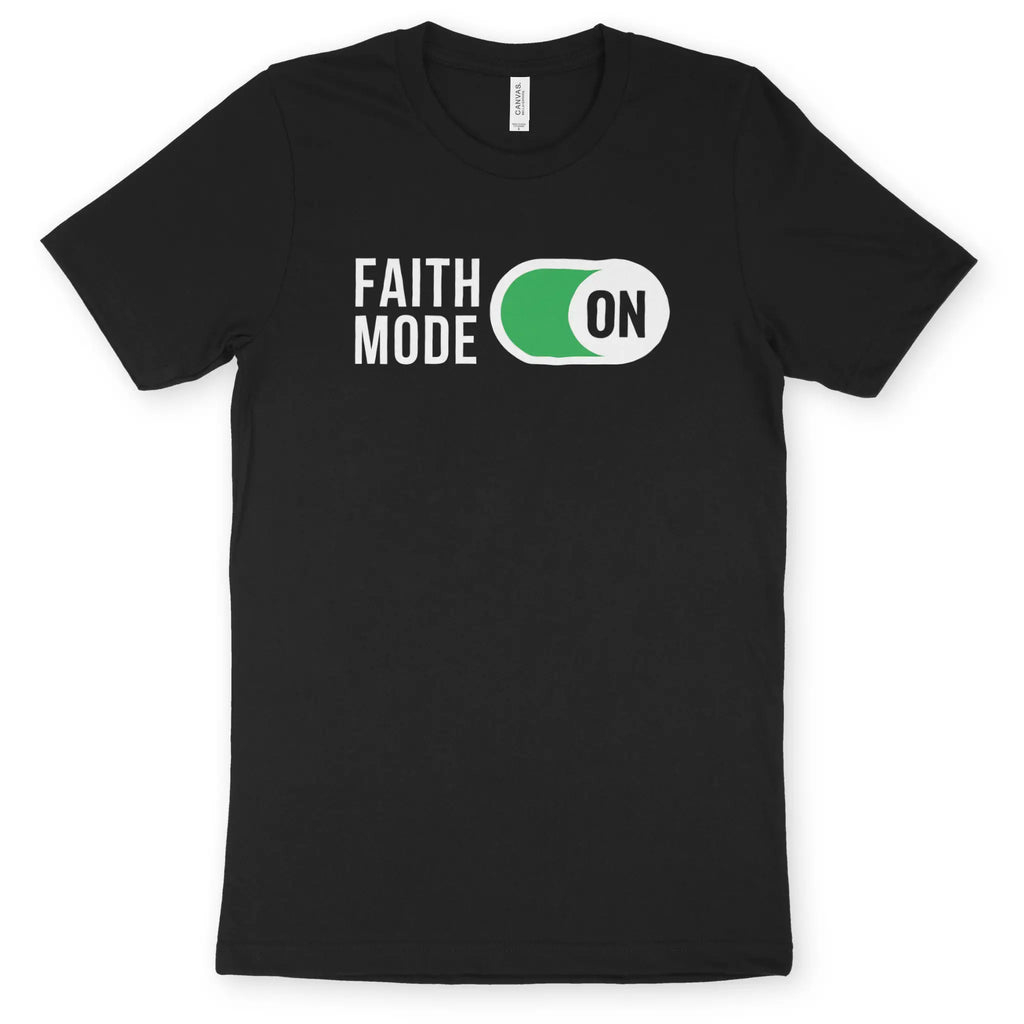 Faith Mode 2.0 – Unisex Christian T-Shirt designed by 3rd Day Christian Clothing.