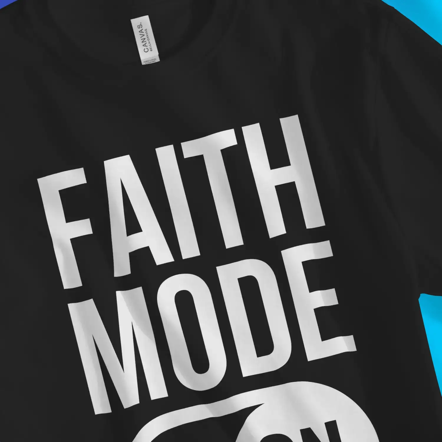 Faith Mode – Unisex Christian T-Shirt designed by 3rd Day Christian Clothing.