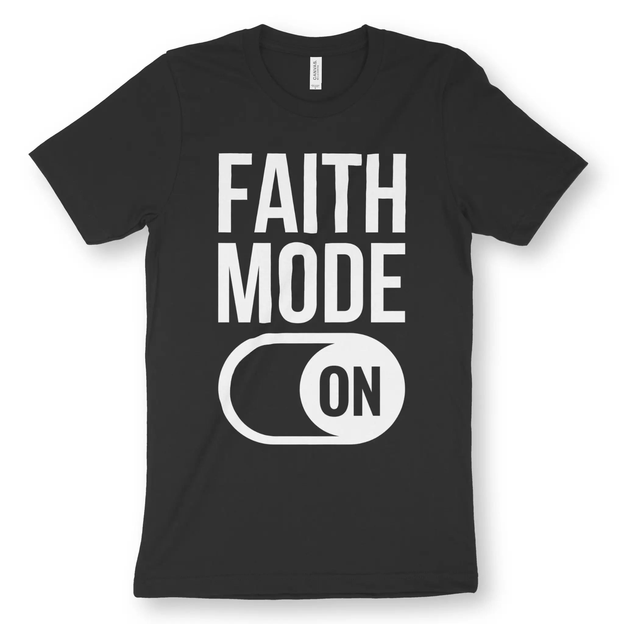 Faith Mode – Unisex Christian T-Shirt designed by 3rd Day Christian Clothing.