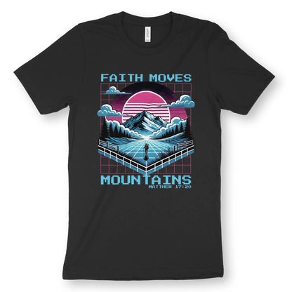 Faith Moves Mountains 2.0 | Premium Unisex Christian T-Shirt designed by 3rd Day Christian Clothing.