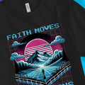Faith Moves Mountains (2nd Edition) – Unisex Christian T-Shirt designed by 3rd Day Christian Clothing.