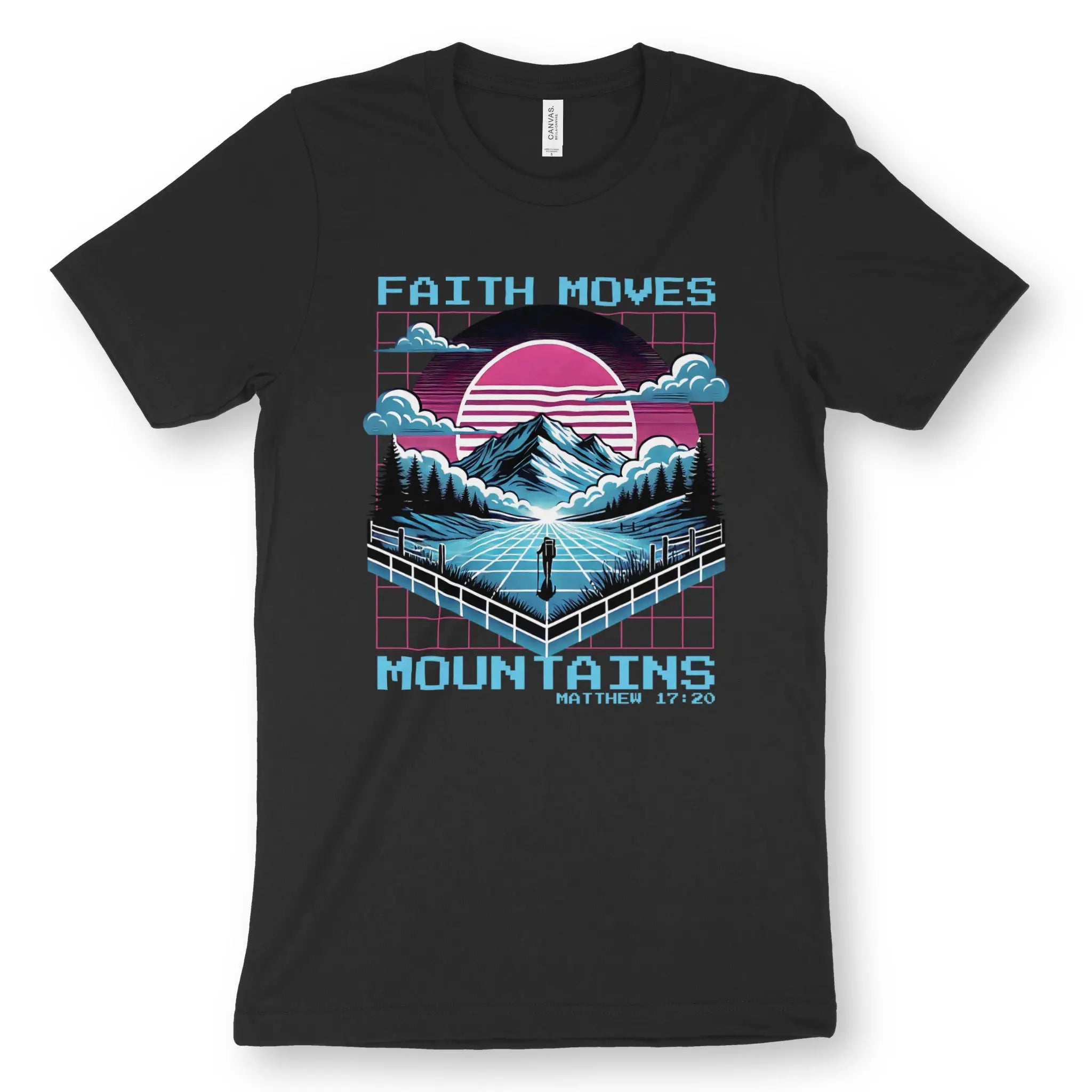 Faith Moves Mountains 2.0 – Unisex Christian T-Shirt designed by 3rd Day Christian Clothing.