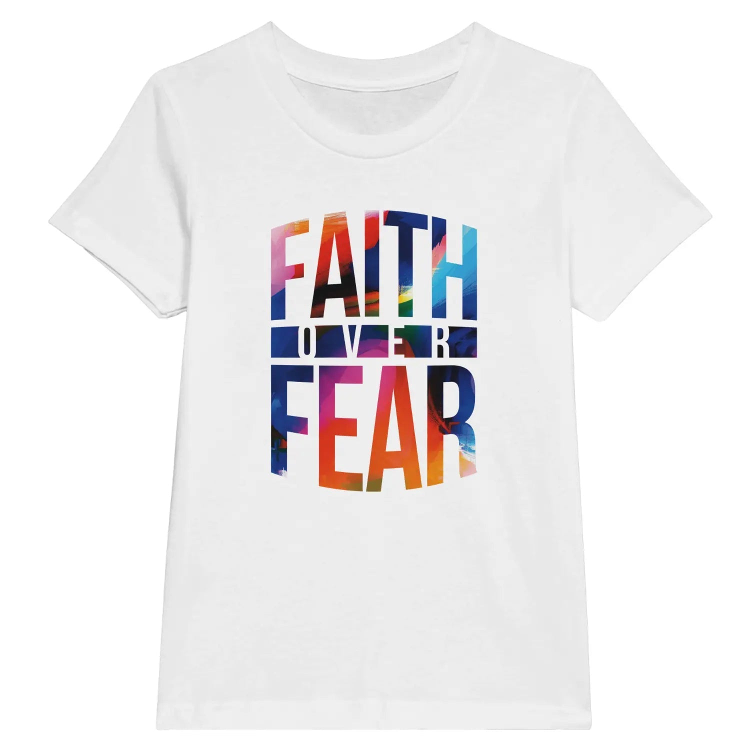 Faith Over Fear 2.0 – Kids' Christian T-Shirt designed by 3rd Day Christian Clothing.