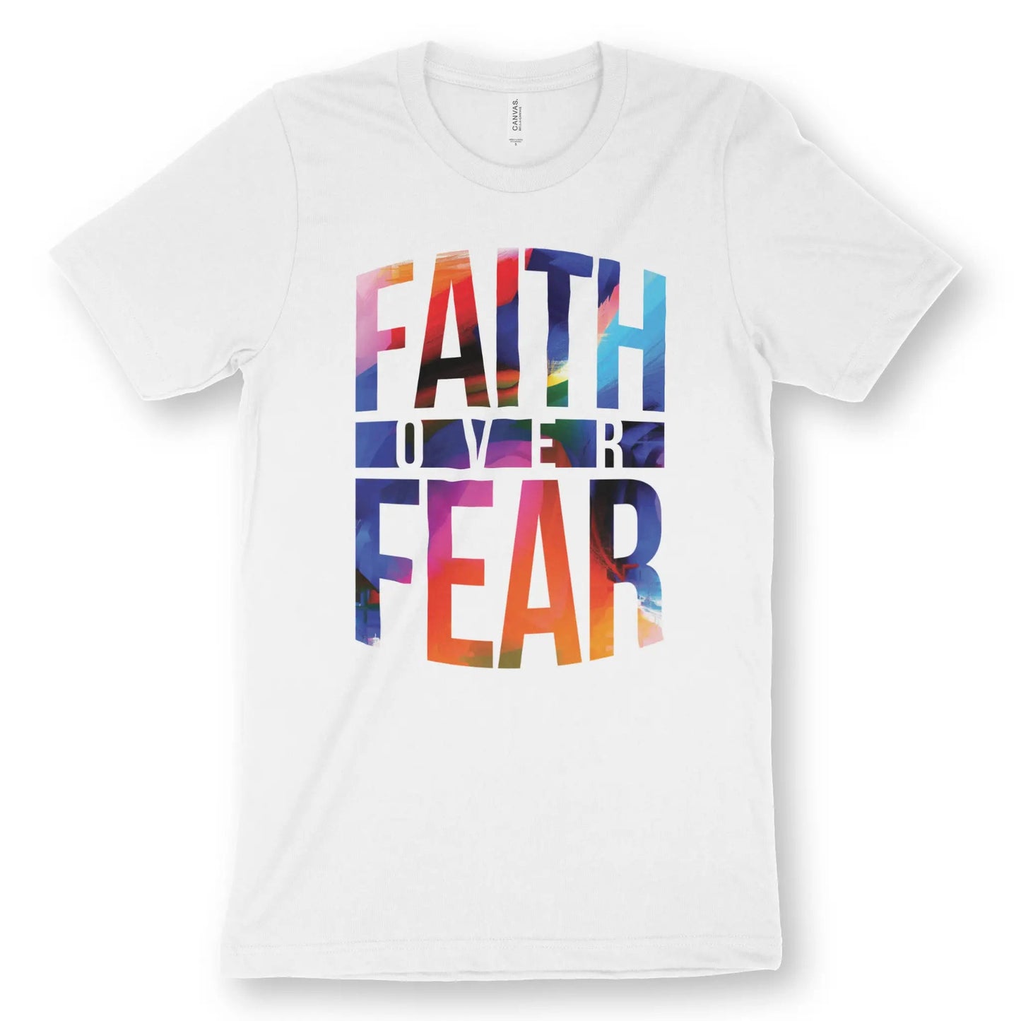 Faith Over Fear 2.0 | Premium Unisex Christian T-Shirt designed by 3rd Day Christian Clothing.