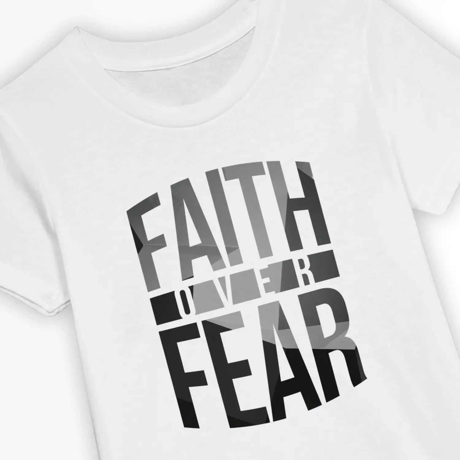 Faith Over Fear 3.0 – Kids' Christian T-Shirt designed by 3rd Day Christian Clothing.