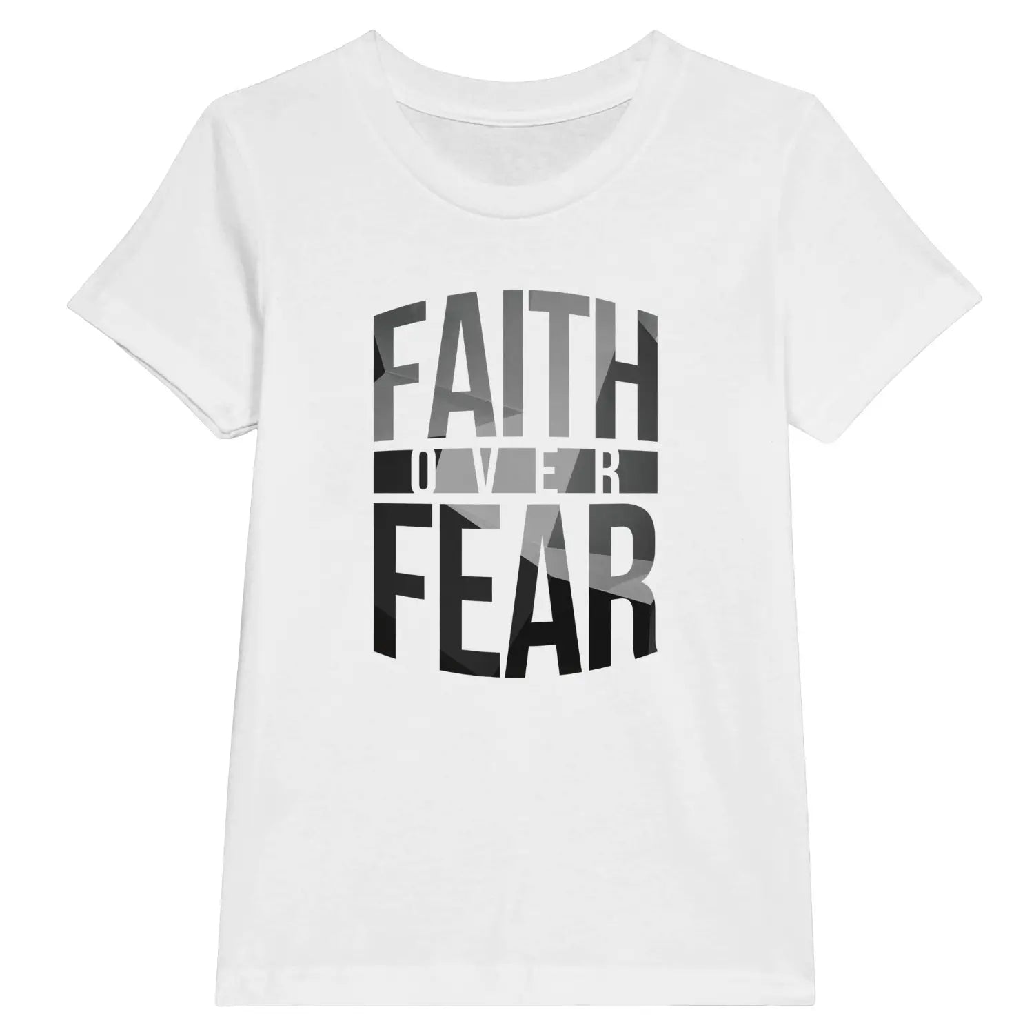 Faith Over Fear 3.0 – Kids' Christian T-Shirt designed by 3rd Day Christian Clothing.