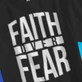 Faith Over Fear – Unisex Christian T-Shirt designed by 3rd Day Christian Clothing.