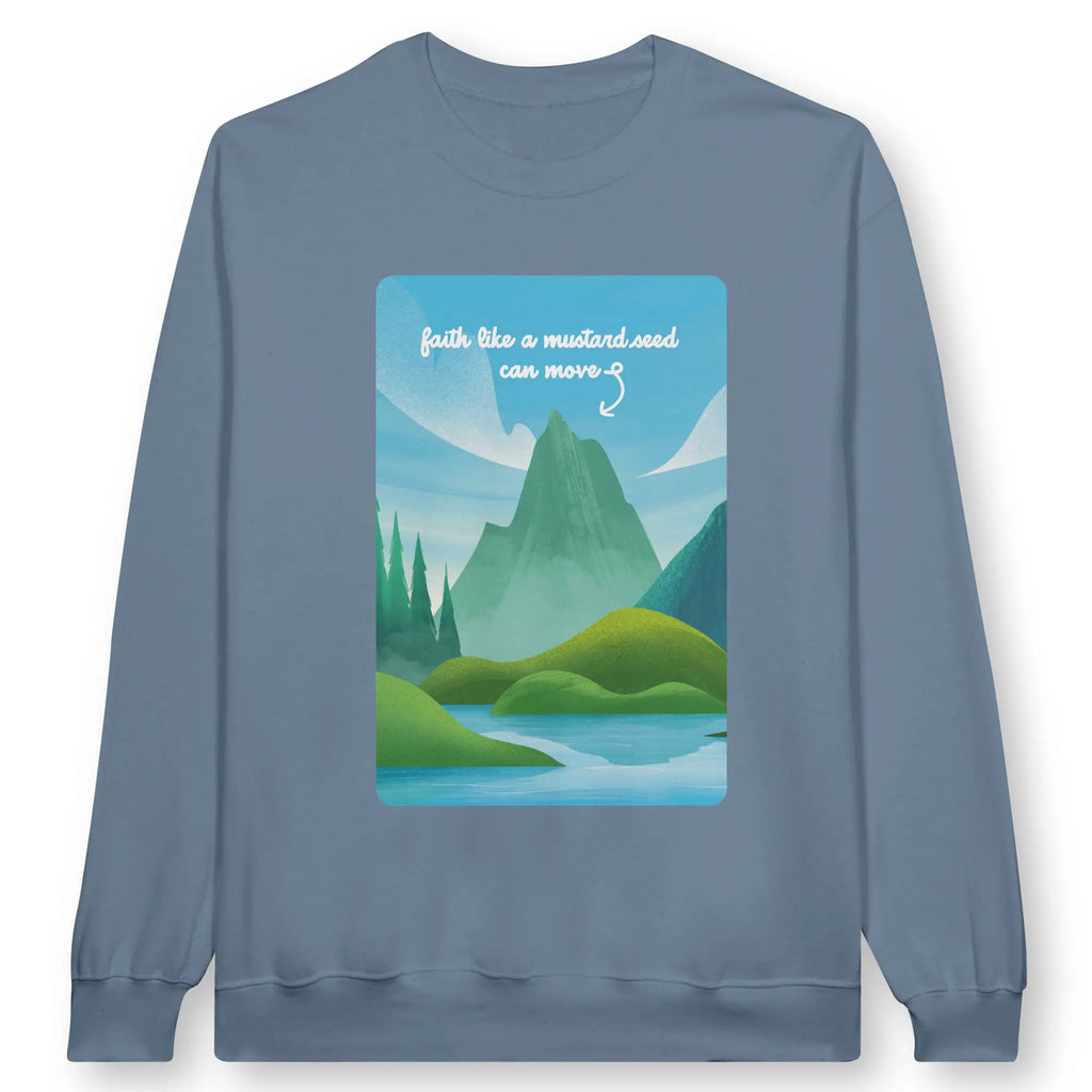 Faith Like A Mustard Seed – Unisex Christian Sweatshirt