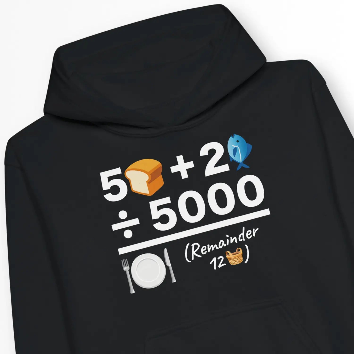 Feeding of The 5000 (Equation) | Premium Kids' Christian Hoodie designed by 3rd Day Christian Clothing.