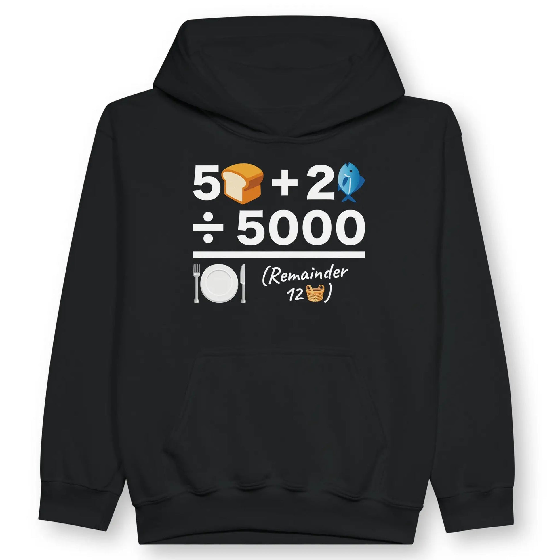 Feeding of The 5000 (Equation) | Premium Kids' Christian Hoodie designed by 3rd Day Christian Clothing.