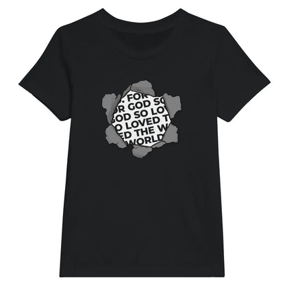 For God So Loved The World | Premium Kids' Christian T-Shirt