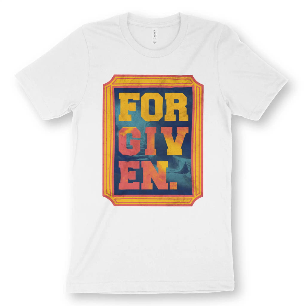 Forgiven (Empty Tomb) – Unisex Christian T-Shirt designed by 3rd Day Christian Clothing.
