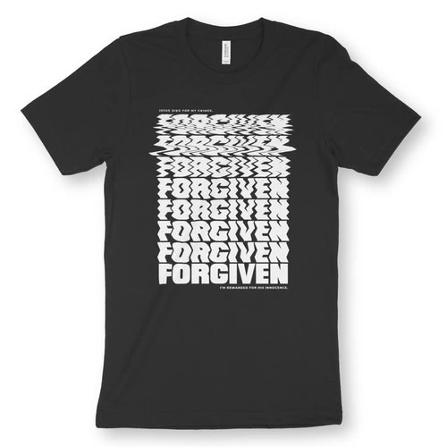 Forgiven (Warped, 2nd Edition) – Unisex Christian T-Shirt designed by 3rd Day Christian Clothing.