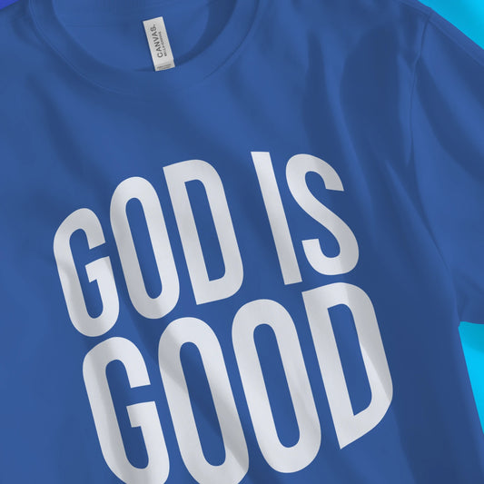 GOD IS GOOD 3.0 | Premium Unisex Christian T-Shirt designed by 3rd Day Christian Clothing.