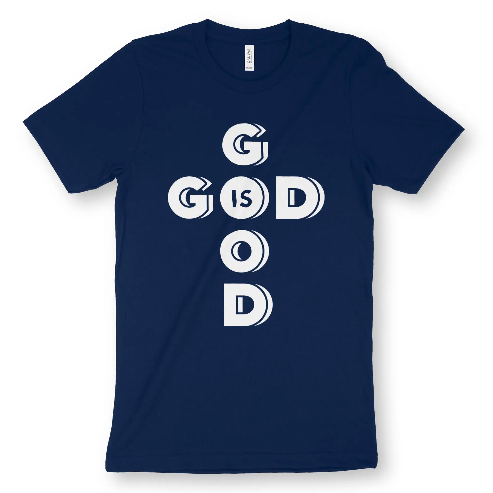 GOD IS GOOD (Cross) | Premium Unisex Christian T-Shirt designed by 3rd Day Christian Clothing.