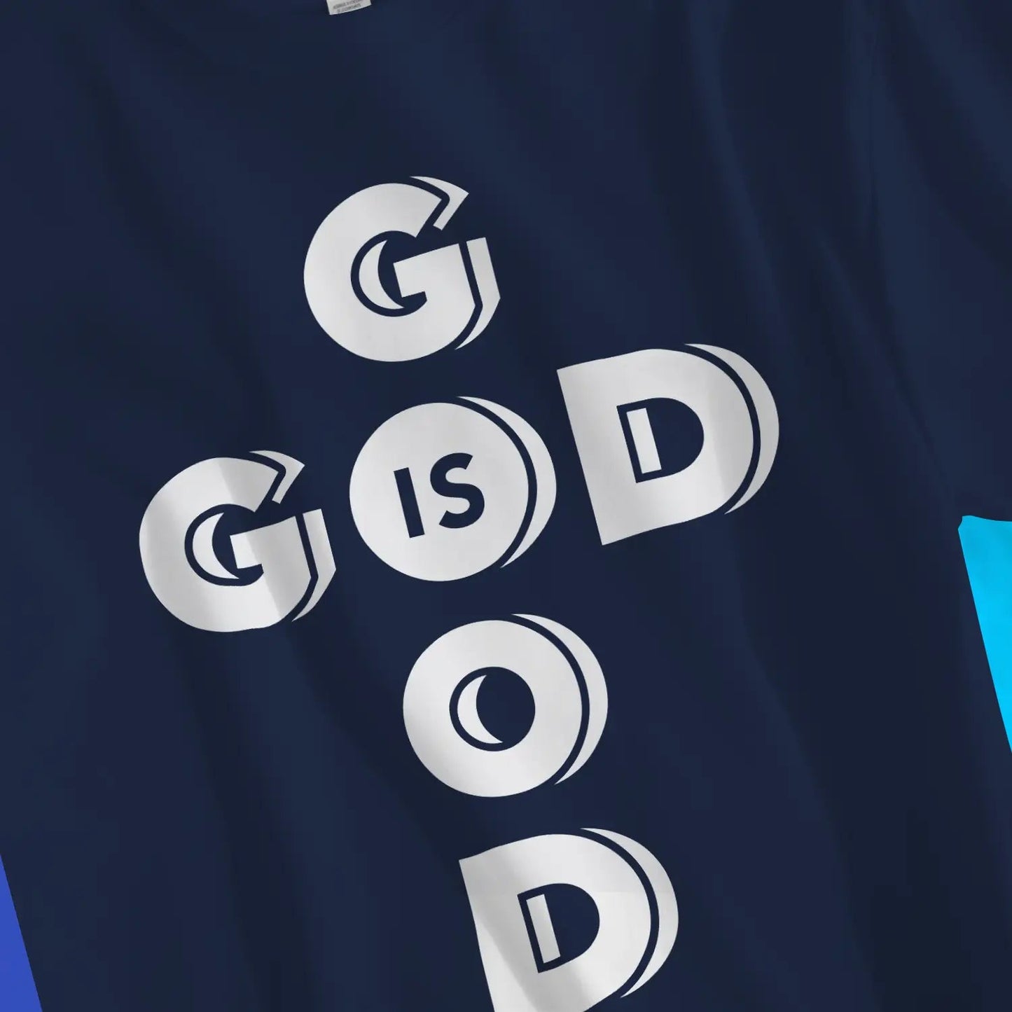 GOD IS GOOD (Cross) | Premium Unisex Christian T-Shirt designed by 3rd Day Christian Clothing.