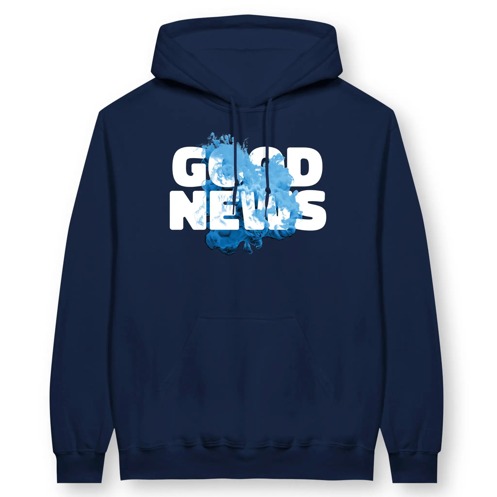 GOOD NEWS (Smoke) – Unisex Christian Hoodie designed by 3rd Day Christian Clothing.