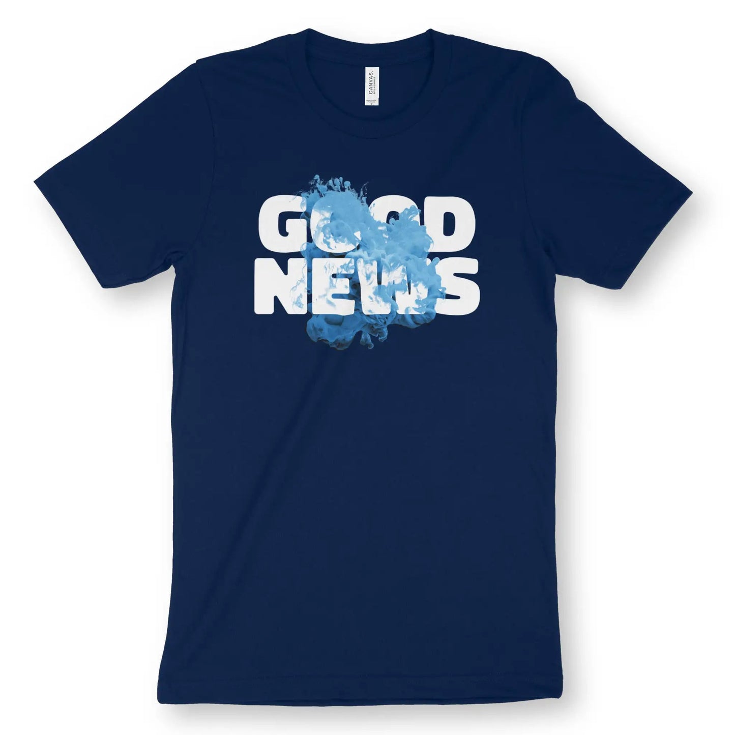 GOOD NEWS (Smoke) | Premium Unisex Christian T-Shirt designed by 3rd Day Christian Clothing.