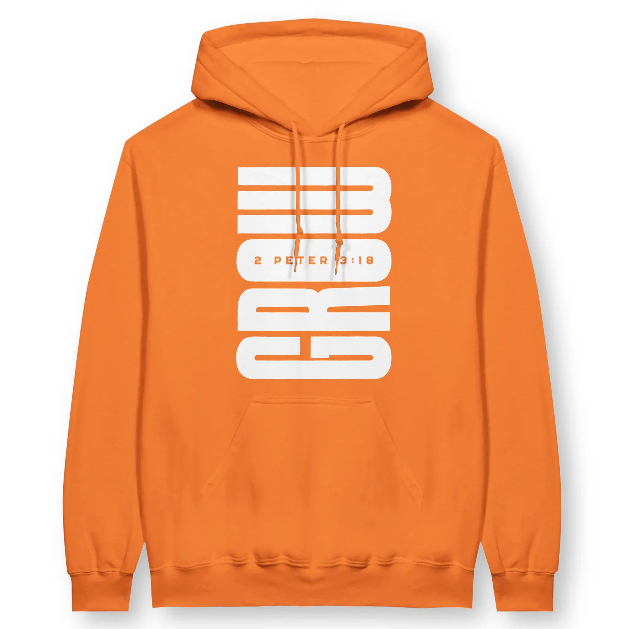 GROW (In Colour) – Unisex Christian Hoodie designed by 3rd Day Christian Clothing.